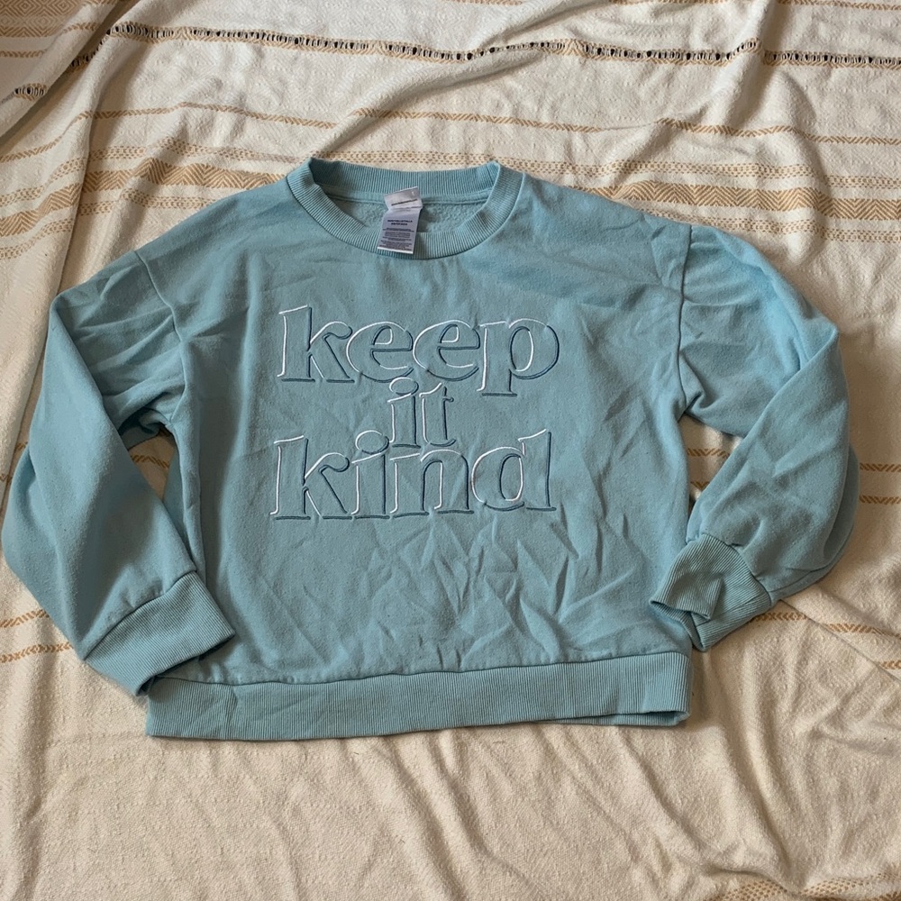 IML Keep it Kind Crewneck Pullover Sweatshirt Size XS